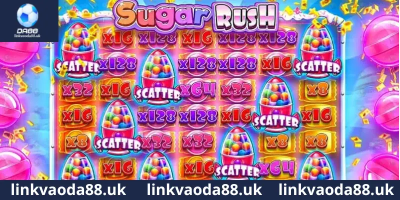 Hướng dẫn chơi Nổ hũ Sugar Rush DA88 trúng giải thưởng lớn Điểm hấp dẫn sugar rush da88